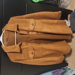 Brown fleece jacket